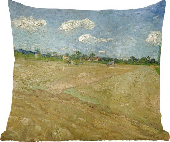 Sierkussens - Kussentjes Woonkamer - 50x50 cm - Geploegde akkers - Vincent van Gogh