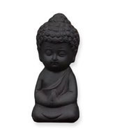 Wellness-House | Buddha Namaste Beeldje | Buddha | Beeldje | 2,3 x 2,3 x 6,1 cm | Statue | Voor Binnen | Namaste | Cadeau | Zen Beeldje | Zen