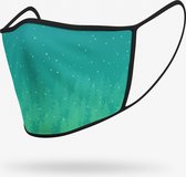 Duopack: Winter tree reusable mondmasker - L / Stoffen mondkapjes met print / Wasbare Mondkapjes / Mondkapjes / Uitwasbaar / Herbruikbare Mondkapjes / Herbruikbaar / Ov geschikt / Mondmaskers