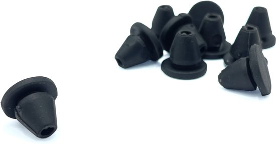 globaal Concessie Verdorren Berkvens Kozijnbuffer zwart - rubber dopjes stalen kozijn - 2mm (per 10  stuks) | bol.com