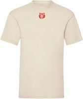 T-SHIRT RED TIGER OFF WHITE (L)