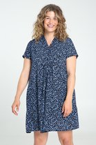 Paprika Dames Tuniekjurk in viscose met bloemenprint - Jurk - Maat 50