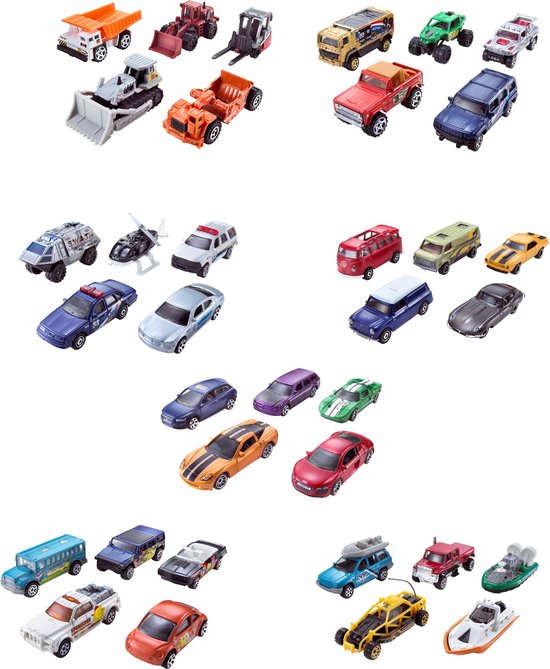 Matchbox Set met 5 auto's - Raceauto's - speelgoedauto
