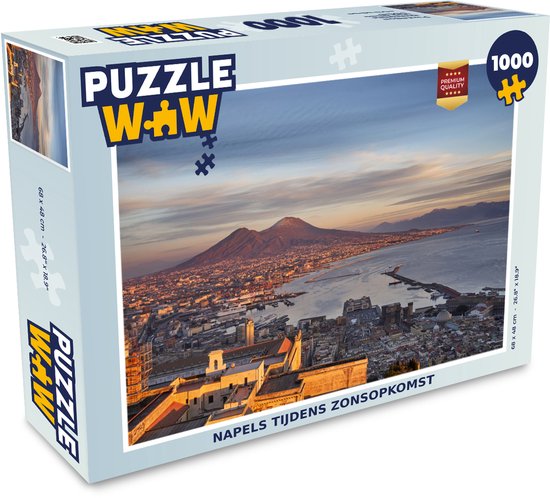 Puzzle Napoli au lever du soleil - Puzzle - Puzzle 1000 pièces adultes |  bol.com