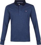 Gant Rugger Poloshirt LS Marine Blauw - maat XXL