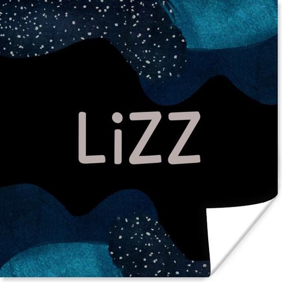 Affiche Lizz - Pastel - Fille - 50x50 cm