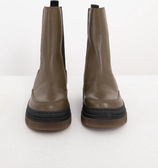 Sissy-Boy - Groene chelsea boots met chunky zool - 40 | bol.com