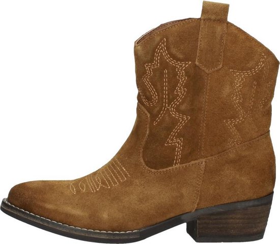 SUB55 Western boots Enkellaarsjes Hak - cognac - Maat 40 | bol.com
