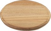 naambord hout unisex 21,5 x 14 x 1,5 cm