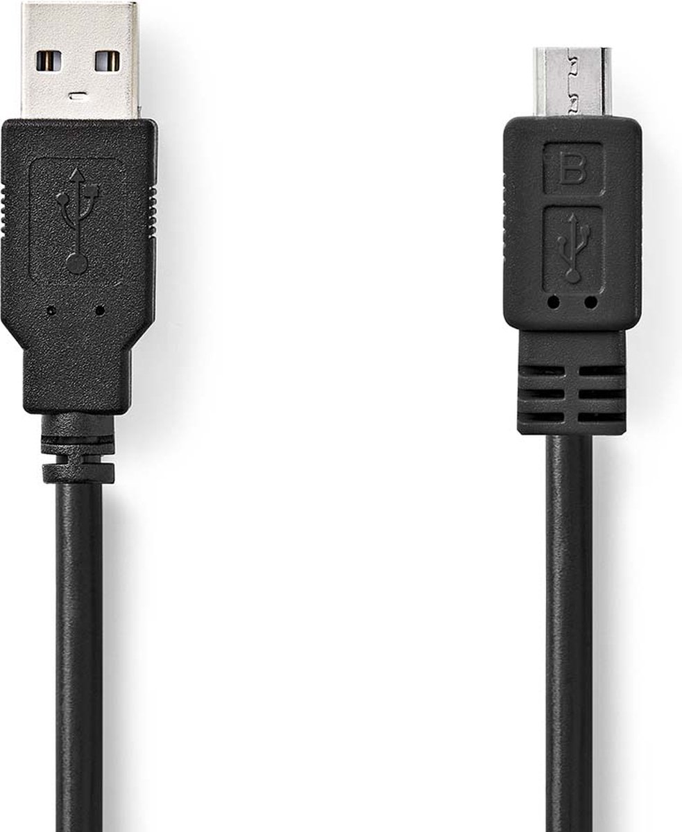 NEDIS CCGB60500BK20 USB-kabel 2,00 m Zwart