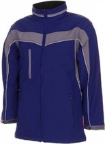 Planam softshell jas Plaline (2700) - Blauw | Grijs - 4XL