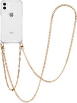 iMoshion Backcover met koord + armband hoesje - Ketting iPhone 11 hoesje - Goud