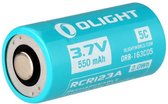1 Stuk Olight RCR123A Accu voor S1RII 550mAh 3.7V oplaadbare batterij