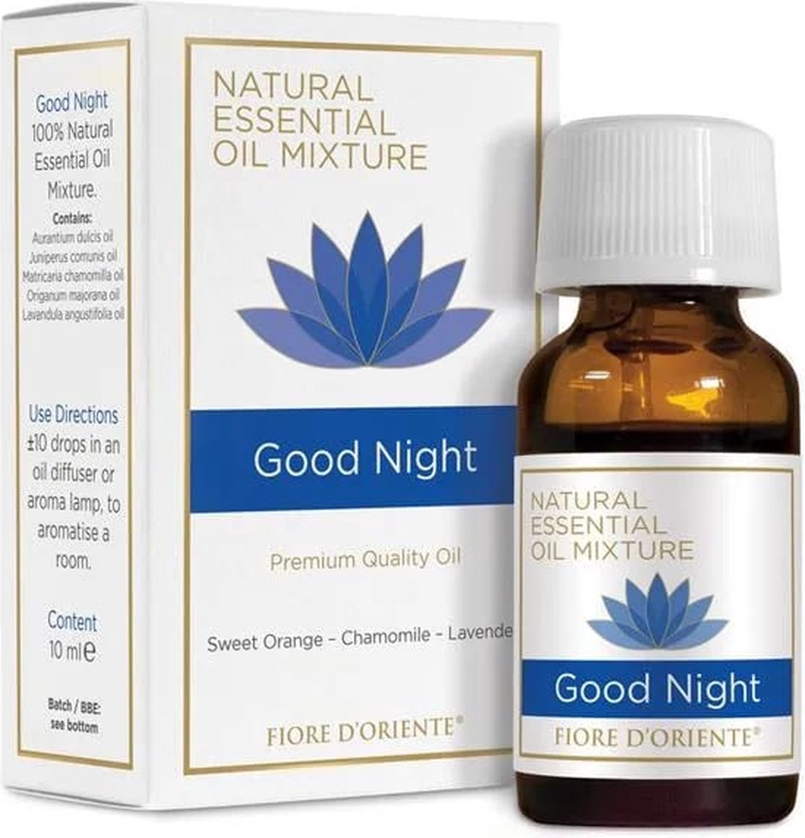 Fiore d'Oriente Biologische etherische olie mix nachtrust - 10ml - Aromatherapie