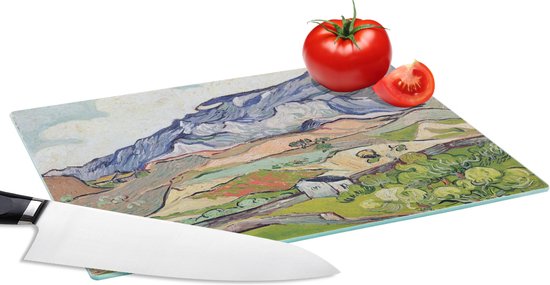 Planche à découper en Verres - 28x20 - Les Alpes - Vincent van Gogh - Planches à découper en Glas