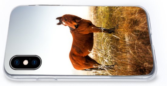 Coque iPhone X - Cheval - Pâturage - Australie - Coque de téléphone en Siliconen
