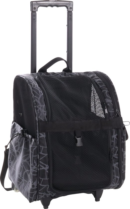 Flamingo Smart City Hondentrolley - Zwart - 32 x 29 x 52 cm