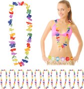 relaxdays Hawaii krans - bloemenkrans - Hawaii slinger - bloemenketting - thema feest