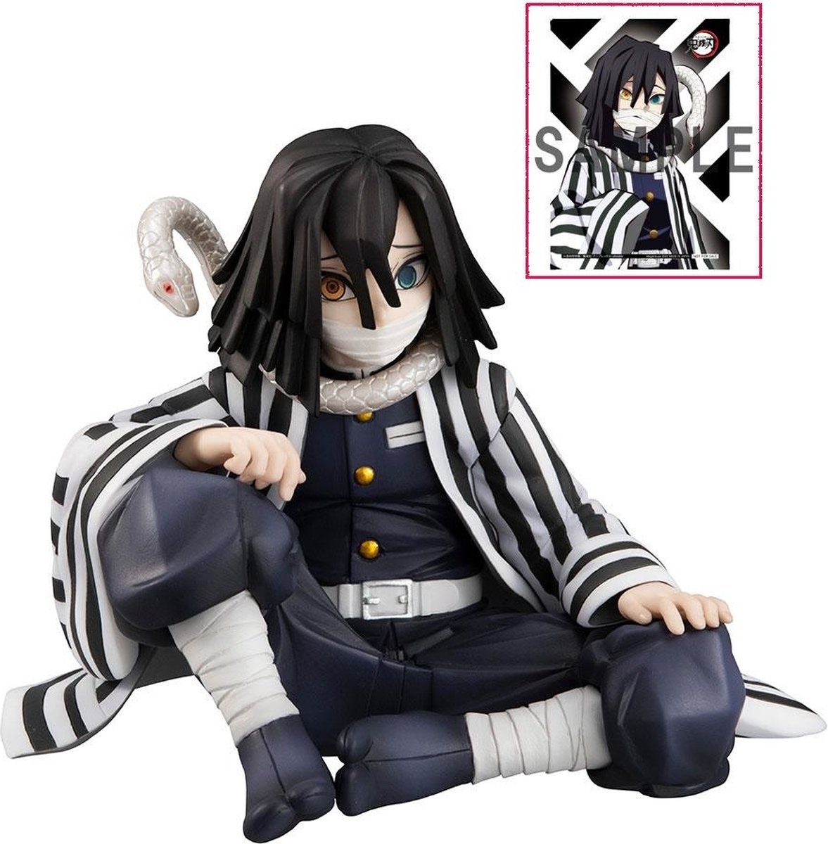 Demon Slayer Kimetsu no Yaiba G.E.M. PVC Statue Iguro-san Palm Size Deluxe Version 7 cm