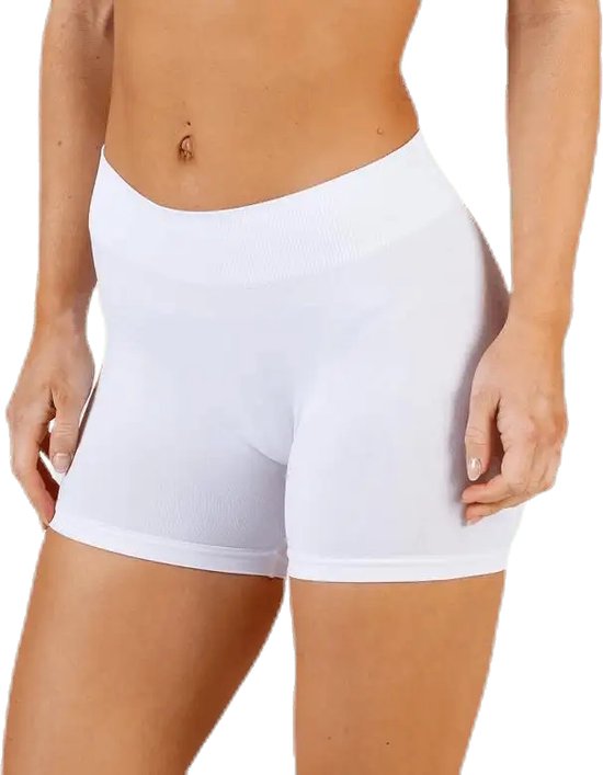 Pieces dames short naadloos London Broekje onder jurk XS Wit bol