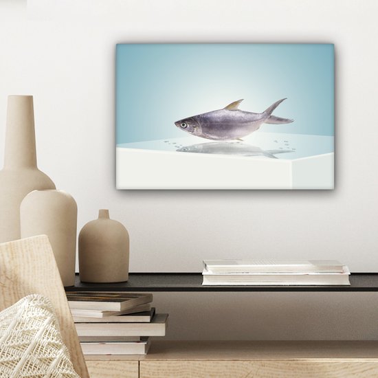 Tableau sur Toile Un Bar Brillant - 30x20 cm - Décoration murale