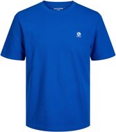 Jack & Jones T-shirt Jcostructured Tee Ss Crew Neck Smu 12245633 Blue Lolite Mannen Maat - L