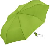 Mini Zakparaplu - 18 Kleuren Premium Paraplu Opent / Sluit Automatisch - Flexibele Windbestendige Stabiele Waterdichte Merkparaplu, limoen