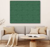 Canvas Schilderij Inductie beschermer - Leer - Groen - Dieren - 120x90 cm - Wanddecoratie