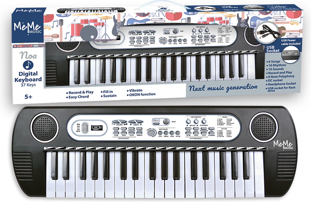 MeMe MeMe Digital Keyboard 37 Keys Noa - MeMe