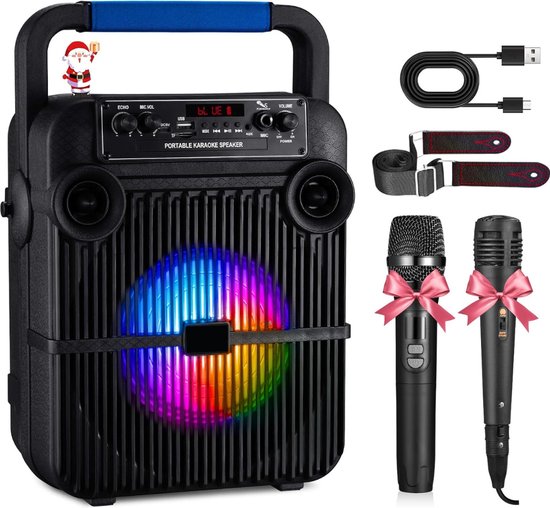 Karaoke Set Voor Volwassenen Karaoke Set Met 2 Microfoons Karaoke