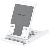 USAMS Verstelbare Bureauhouder voor Smartphone en Tablet - Wit