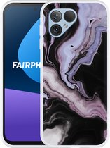 Cazy Hoesje geschikt voor Fairphone 5 Liquid Marble