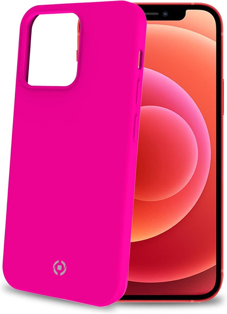 Celly - Cromo Back Cover iPhone 13 Pro - Kunststof - Roze -