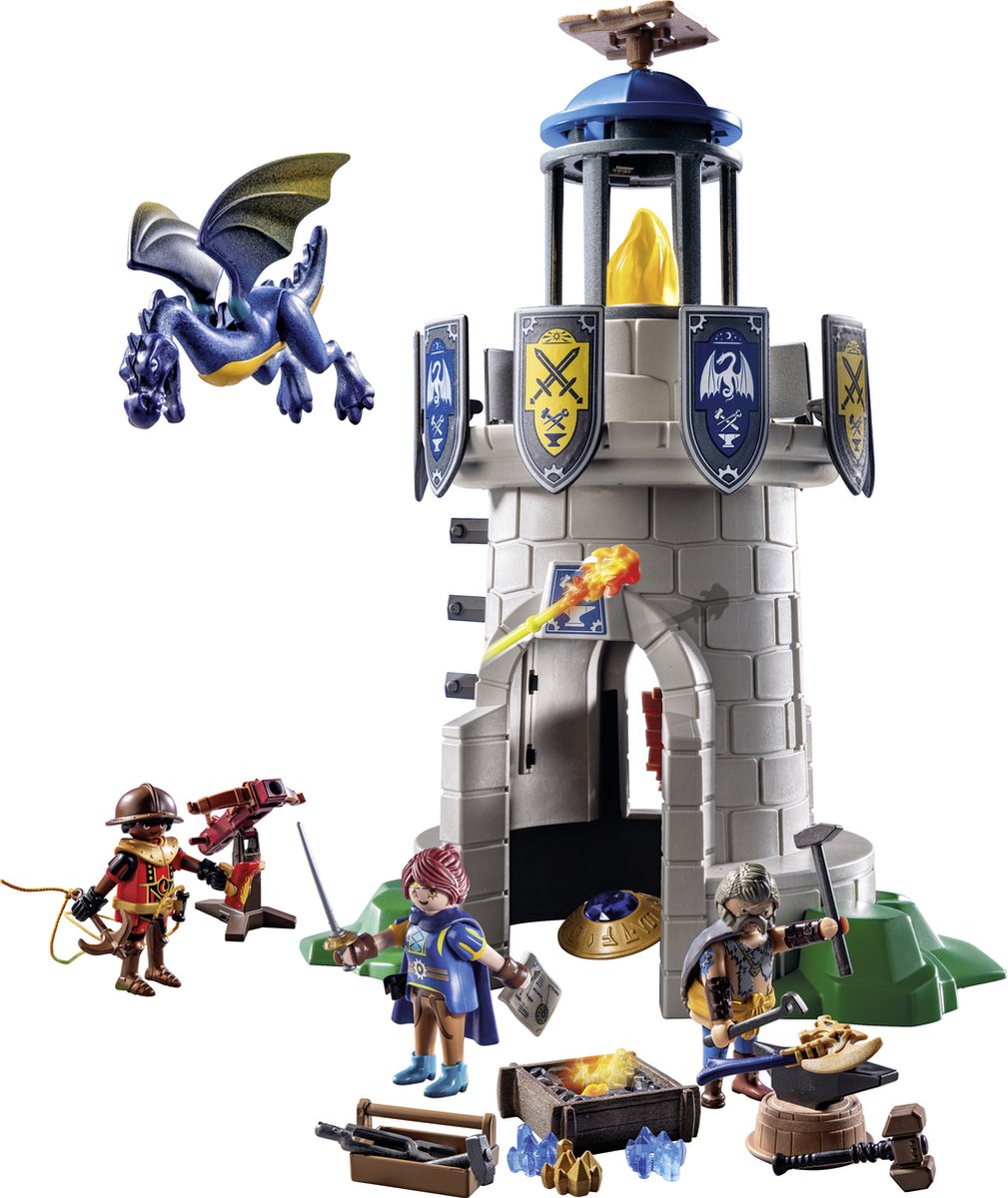 PLAYMOBIL Novelmore Riddertoren met smid en draak - 71483 — afbeelding 4