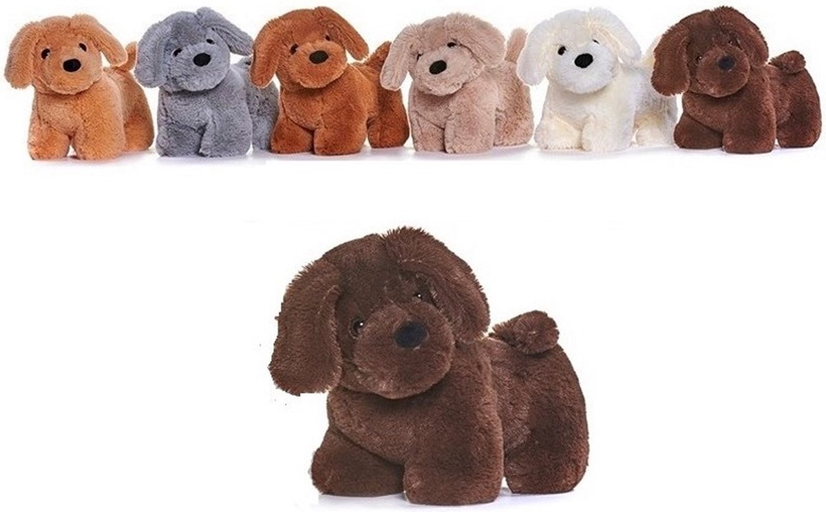 Zittende knuffel hond Schotse Collie 30cm | Bicolini