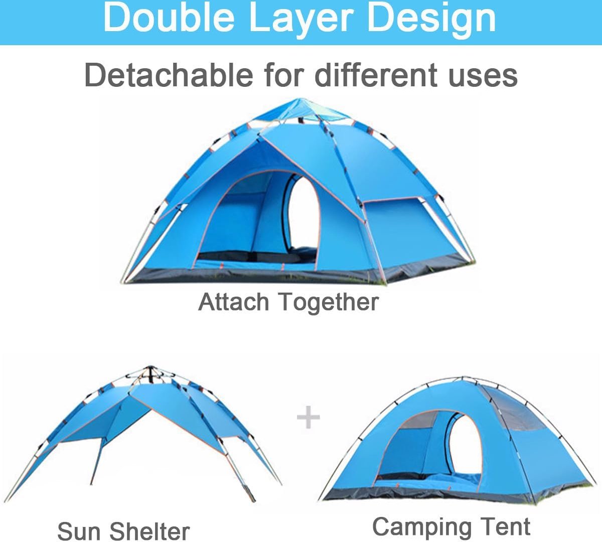 TENTE DE CAMPING 2 places - BESTWAY - CoolDome 2 Pavillo