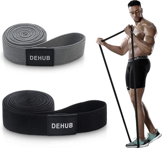 Élastique Musculation 8 Niveaux - Bandes Résistance Fitness Yoga Pilates - Pour Entraînement Maison/Extérieur
