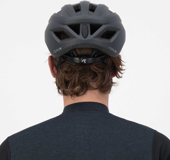 Rogelli Ferox II Fietshelm - Sporthelm - Helm Volwassenen - Zwart - Maat L/XL - 58-62 cm van Merkloos — afbeelding 3
