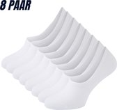 Chaussettes baskets Witte - taille 39/42 - 8 paires - chaussettes baskets invisibles - talon anti-glisse