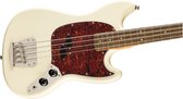 Squier Classic Vibe '60s Mustang Bass IL Olympic White - Elektrische basgitaar