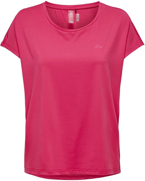 ONPAUBREE ON SS BAT LOOSE - SPORTSHIRT - RASBERRY SORBET - CURVY - DAMES - MAAT 40/42 -