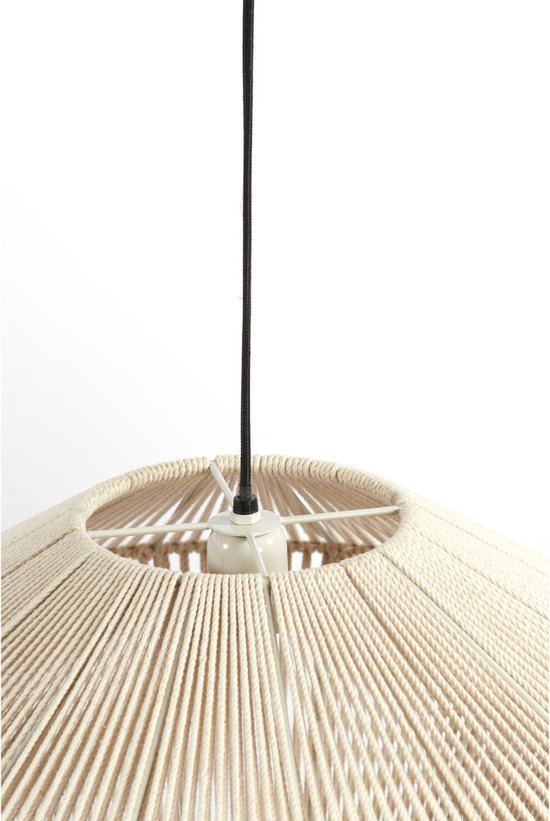 Light & Living Hanglamp Felida - Crème - Ø53cm - Modern - Hanglampen Eetkamer, Slaapkamer, Woonkamer