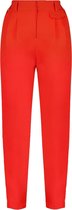 DEELUXE Effen geplooide broek  FLORA Red Pepper