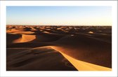 Walljar - Horizon Dunes - Muurdecoratie - Poster met lijst