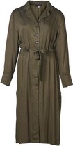 Dames lange jurk groen | Maat S/M