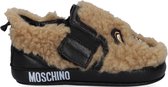Moschino Newborn Fur Teddy Bear Babyschoenen -  Babyslofjes - Meisjes - Camel - Maat 18