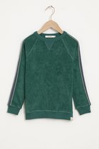 Sissy-Boy - Groene velours sweater