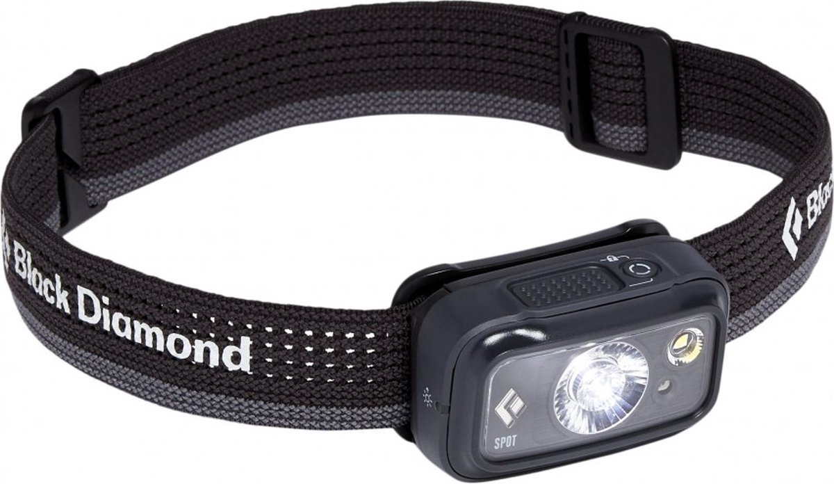Black Diamond Spot 350 krachtige en waterdichte hoofdlamp Grijs EOL