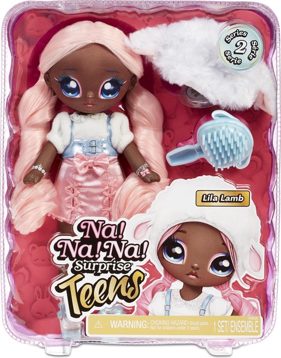 Na! Na! Na! Surprise Teens Serie 2 Lila Lamb - Modepop van Na Na Na Surprise — afbeelding 5