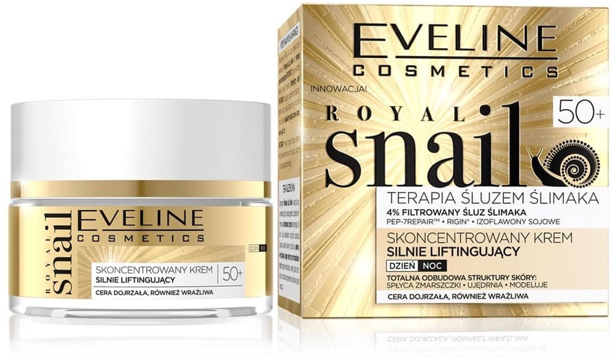 Eveline Cosmetics Royal Snail Day And Night Cream 50+ 50ml.